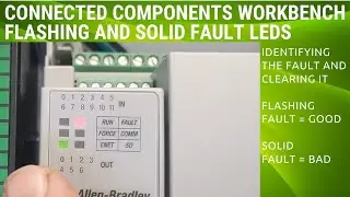 Diagnosing Flashing and Solid Fault Lights on a Micro800 PLC