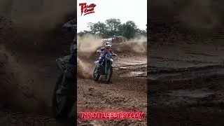 Ty Masterpool Racing Through his Track Before the SuperMotocross Playoff Rounds  #shorts #motocross
