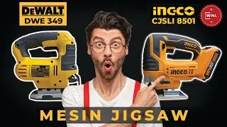 Tes Mesin gergaji JIGSAW | dewalt DWE 349 & ingco CJSLI 8501