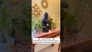 Create a peaceful zen corner at home #creator #ytshorts #diycrafts #diyideas #handmade #garden #home