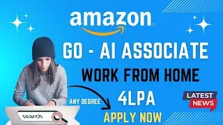 Work From Home Jobs 2025 | Amazon Go AI Associate | Amazon Go AI Assessment test 2025 | #amazon