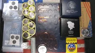 Half and buffalo nickel hunt- silver sale-2024 Proof Dollars, 2023 Peace, others- #giveaway