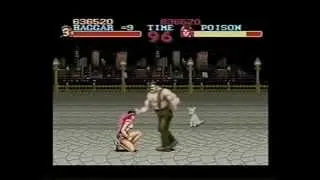 sfcファイナルファイト神改造旧版 高速ハガーending SNES FinalFight