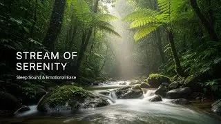 Healing Forest Ambience with Tranquil River Flow for Sleep Study Meditation and Inner Peace