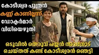 ഡോക്ടർമാർ കണ്ണ് കാണില്ലെന്ന് പറഞ്ഞ കോടീശ്വര പുത്രനോട് തെരുവ് ബാലൻ ചെയ്തത് ഞെട്ടിക്കുന്നത് 