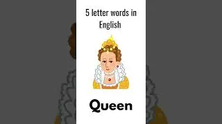 20 five letter words ||  Five Letter Words || in English || #KidLitLearning