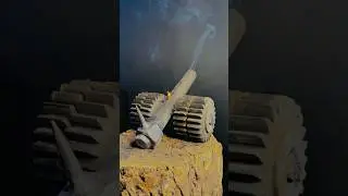 Making Mini Cannon #survival #craft #diy #creativesurvival #shortvideo #viralvideo #art #artist