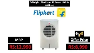 Cello Igloo Plus Room Air Cooler  (White, 60 Litres)