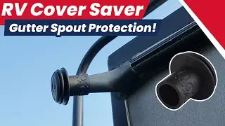 Say Goodbye to RV Cover Tears! 🚐 Protect Your RV Gutter Spouts in Seconds!