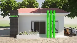 Small Clinic Design | Clinic Design Idea | Clinic Design Concept 8 x 6 Meters