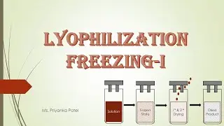 Lyophilization- Freezing Part I