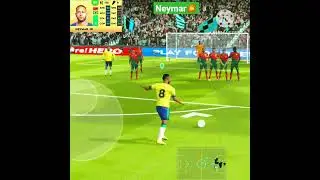 Neymarrrr👽💤Shoots | DLS 23 | #shorts #football #neymar
