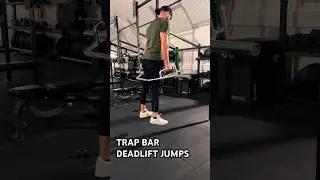 TRAP BAR DEADLIFT JUMPS #strengthandconditioning #plyometrics #tbdl #jump #strengthtraining
