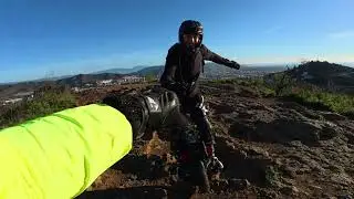 EUC ENDURO. Ruta divertida jardines BCN. 4K