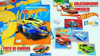 Álbum Hot Wheels de Editorial Berlín: Unboxing PISTA CARRERAS + APERTURA SOBRES