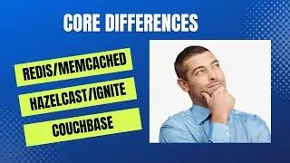 Redis|Memcached|Hazelcast|Apache Ignite|Couchbase |Core Differences #inmemory #database #cache