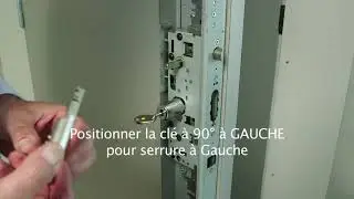Serrure Alicea Fichet - Mise en place du p&ecirc;ne central