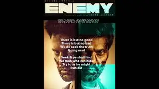 Enemy (Tamil) - Official Teaser | Vishal | Arya | Anand Shankar | #Enemy | #Shorts