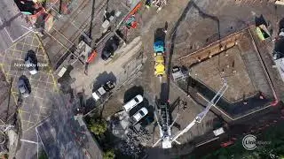Mt Eden Drone footage CRL Link Alliance cleanfill works