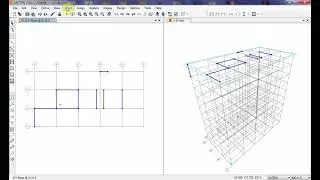 sap2000 Drawing by Draw Point, frame, brace, secondary beam Icon