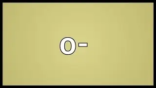 O- Meaning
