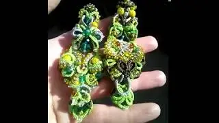 Green Wedding Jewelry Boho Gift