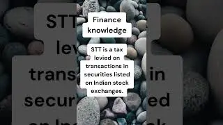 What is the Securities Transaction Tax (STT)? Comment down below 👇🏻 #finance #shorts