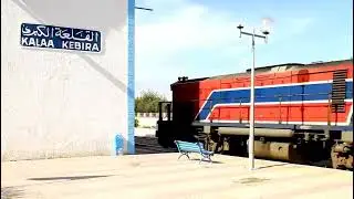 SNCFT GT 564 Passing Kalaa Kebira from Sfax to Tunis
