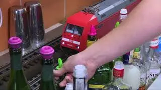 Prague : au café Vytopna les trains LGB font le service