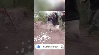The hunters rescue the girl capture