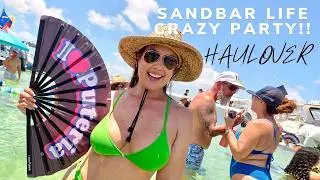 🔥 Sandbar Life PART 2 &ndash; We Got STUCK at Low Tide! | Haulover Sandbar Madness 🌴🚤