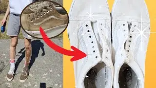 You WON'T Believe 😳 What Cleaned These Shoes White Again