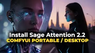 How To Install Sage Attention 2.2 On ComfyUI Portable And Desktop Version