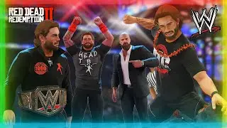 ARTHUR MORGAN IN A BLOODLINE MATCH! || WWE 2K25 || VOICE IMPRESSION