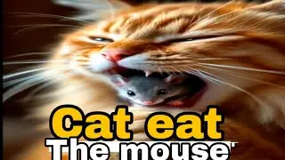 The cat eat in the mouse🙀 | the Cat and mouse | and yellow cat