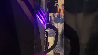 Immersion cooled #rtx4090 look at the heat coming from the cable #thermaltake #ces