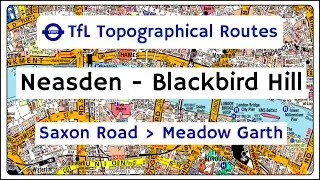 Saxon Road - Saxon Road to Meadow Garth -Topographical Routes