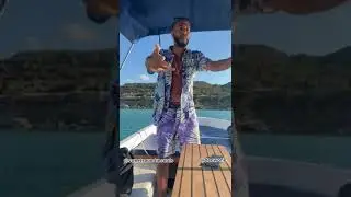 DeeWone rapping on a boat in Blue Lagoon - Cyprus (Video)