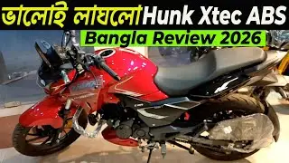 হিরোর ভালোই উন্নতি হয়েছে | hero hunk 150 xtec review & price bangladesh 2026 | info of bike |