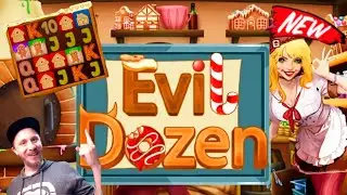 NEW HACKSAW SLOT MACHINE!!! EVIL DOZEN Double Bonus Buy!! Super & Regular.