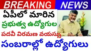Retirement age of government employees changed in AP