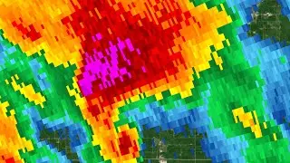2024 Minden, Iowa Tornadoes Radar Loop