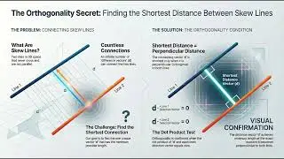Orthogonality Solves Skew Line Distance