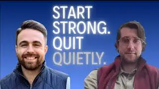 Start Strong. Quit Quietly (Ep.1): Conversations with Anthony Remensnyder featuring Avery Harrison