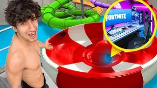 GEHEIMEN Gaming Raum im WASSERPARK gebaut 😳