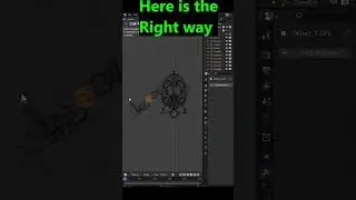 Trick To easy Mirror in Blender  #blenderustad