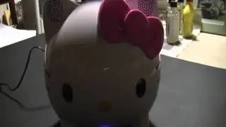 iPod dock type speaker HELLO KITTY model (KT1-WH): CAV JAPAN