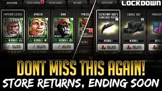 TWD RTS: Don't Miss This Again! Store Returns Ending Soon - The Walking Dead: Road to Survival