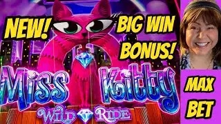 BIG WIN! New Game-Miss Kitty Wild Ride