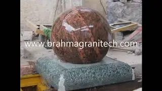 Kugel ball water fountain,stone sphere fountain,floating granite sphere fountain,rolling globe